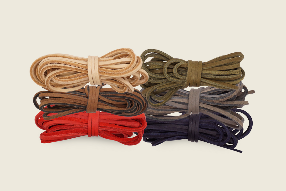 Leather Laces - Chestnut Rawhide