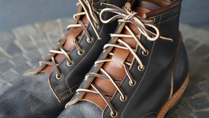 Boot Kiltie (False Tongue) - Guidi Black Horsebutt