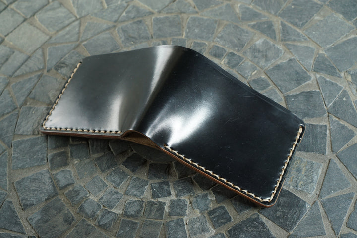 Bulwark - Horween Black Shell Cordovan and Natural Chromexcel Horsehide