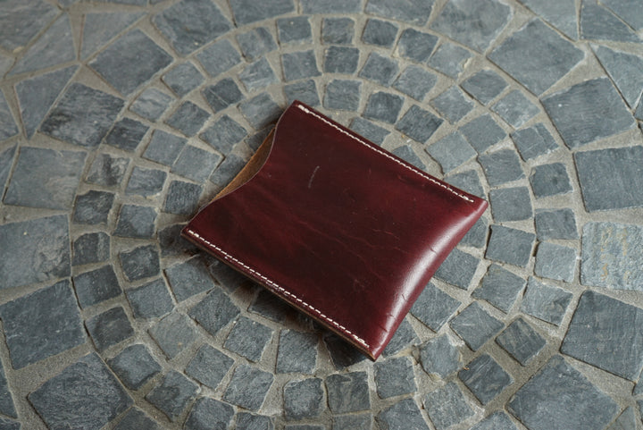 Safeguard ID Window - Horween Burgundy Chromexcel Horsestrip