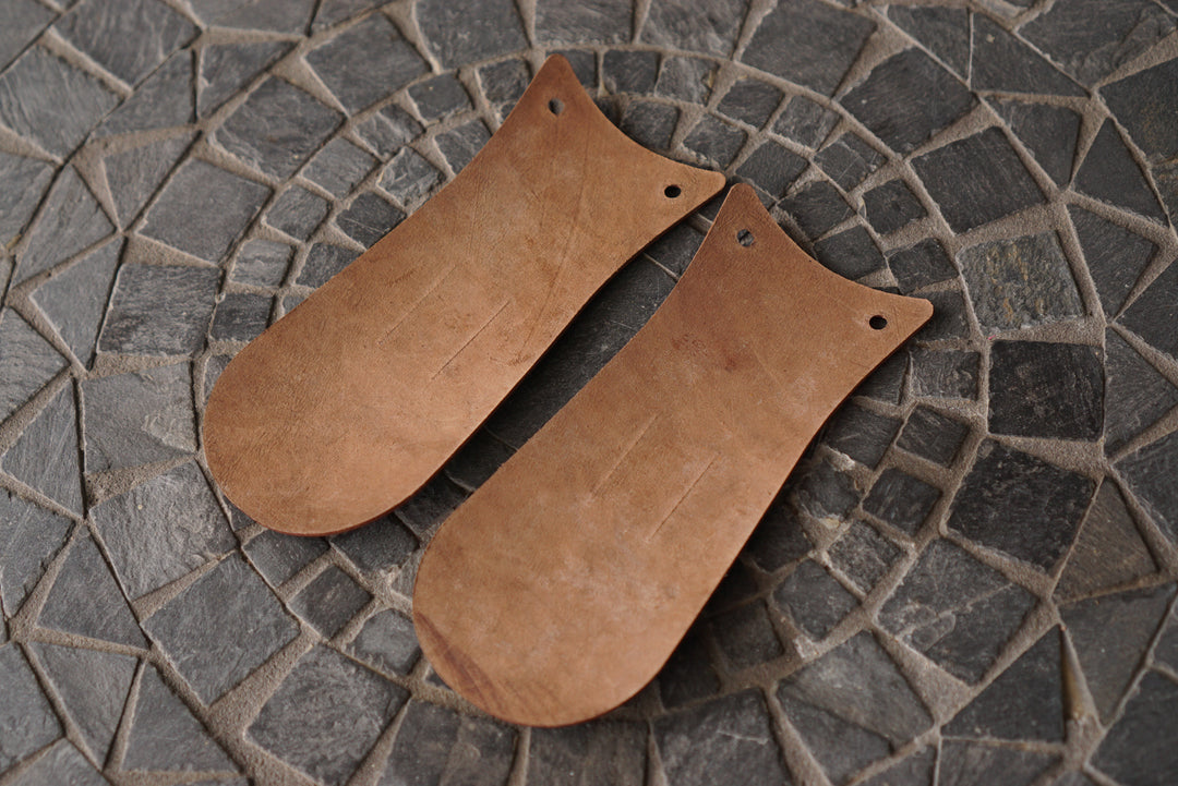 Boot Kiltie (False Tongue) - Horween Natural Workshoe Butt