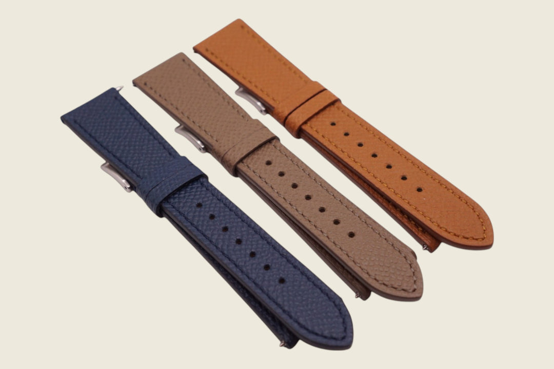 Epsom Calf Stitched Strap