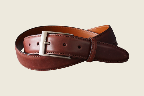 Guardian Belt - Horween Color 4 Shell Cordovan - Guarded Goods