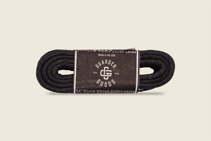 54" Round Braided Cord Waxed Boot Laces