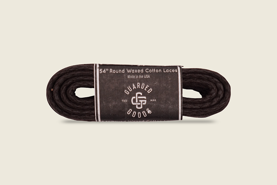 54" Round Braided Cord Waxed Boot Laces