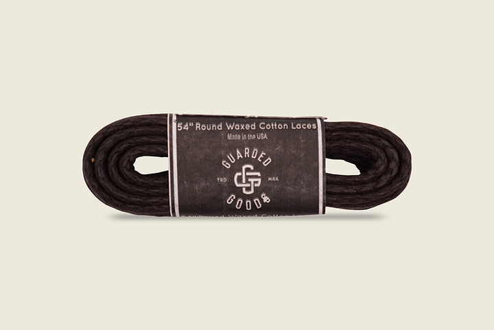 54" Round Braided Cord Waxed Boot Laces