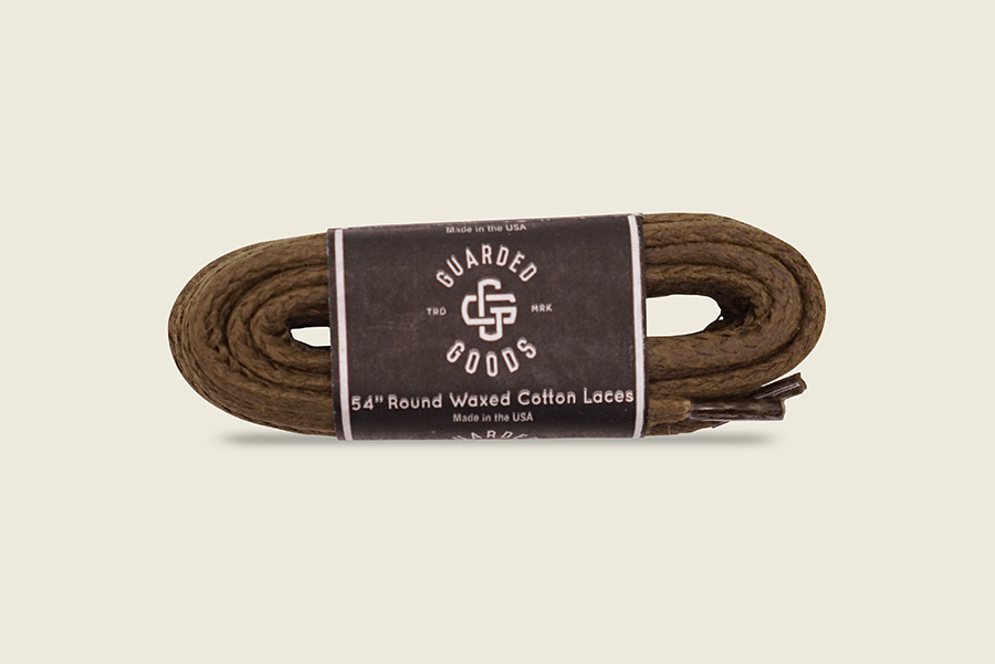 54" Round Braided Cord Waxed Boot Laces