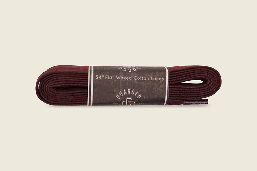 54" Wide Flat Waxed Boot Laces