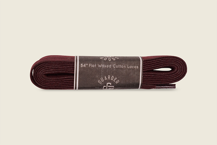 54" Wide Flat Waxed Boot Laces