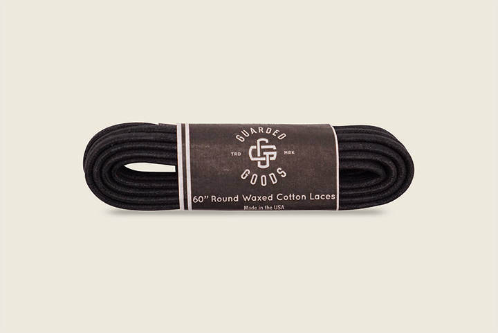 60" Round Cord Waxed Boot Laces