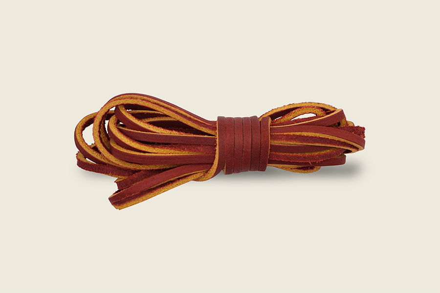 72" American Tanned Steerhide Leather Boot Laces