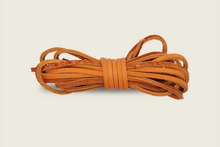 72" American Tanned Steerhide Leather Boot Laces