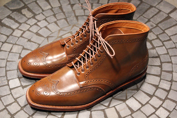 Alden Waxed Boot Laces - 54 Brown by The Shoe Mart